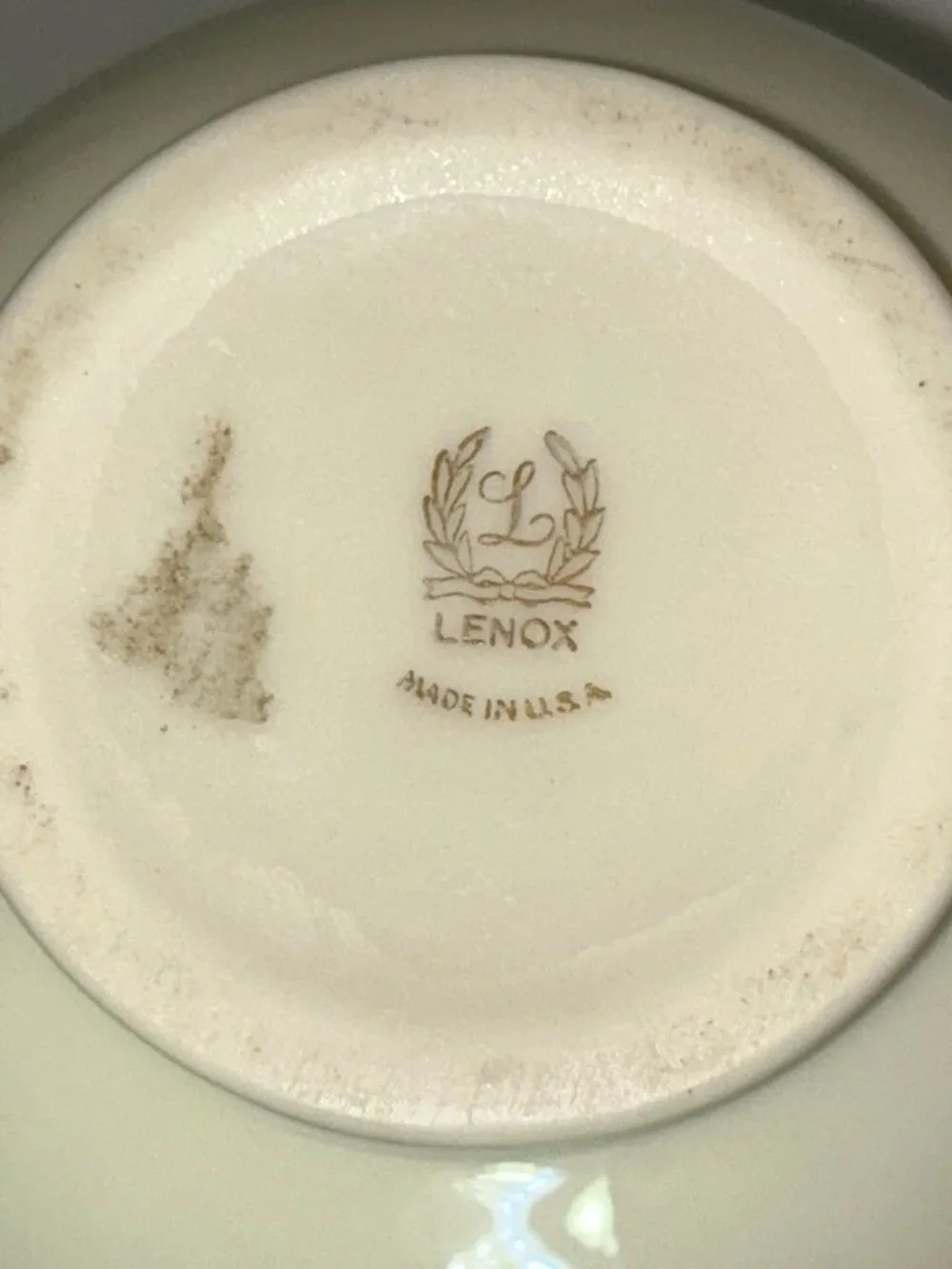 Vintage Lenox Bud Vase with Golden Wheat Motif & Gold Trim, made in USA, 8